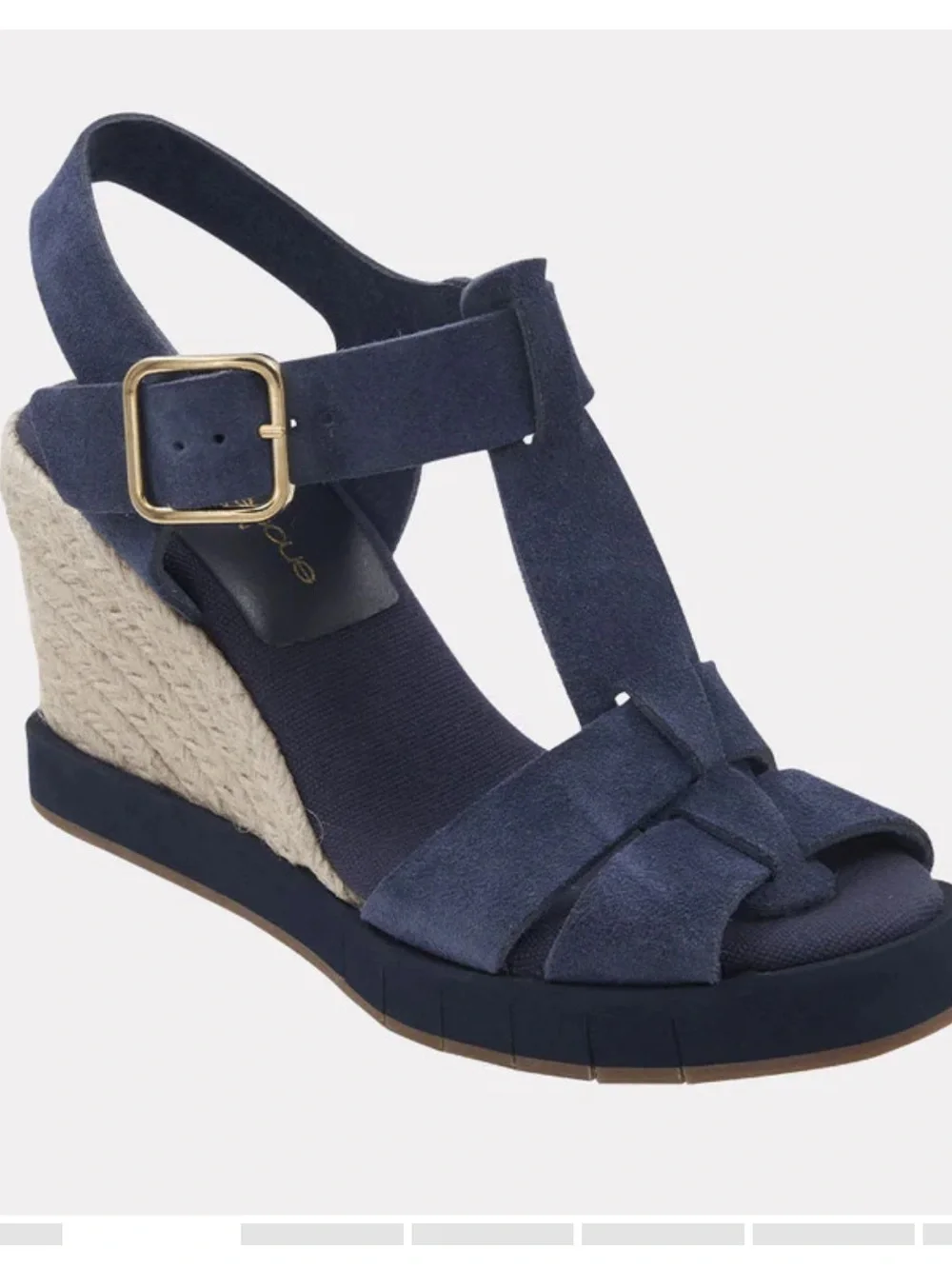 Andre Assous  Farami Sole Motion Espadrille Wedge Sandal New